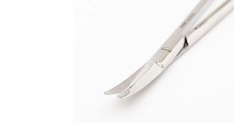Ножницы Gorney тупоконечные, изогнутые, supercut, длина 23 см.